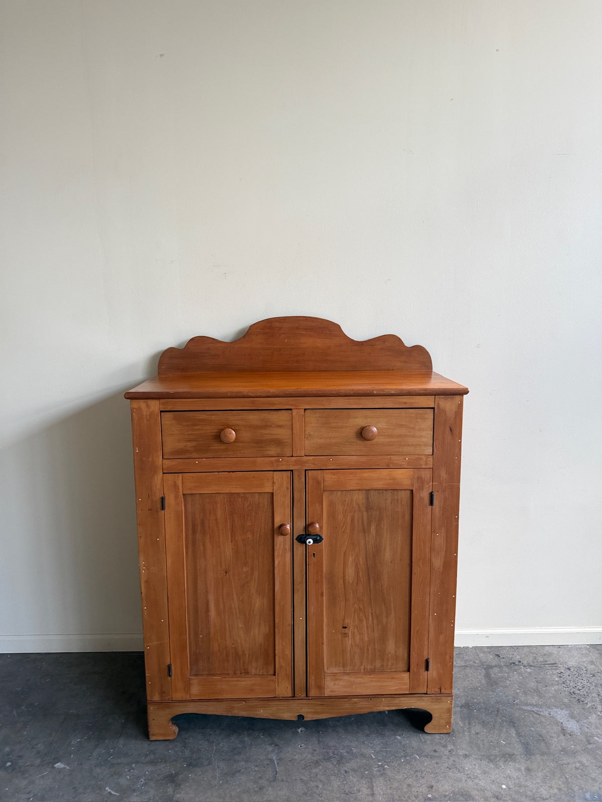 Mid-Atlantic Federal poplar jelly cupboard