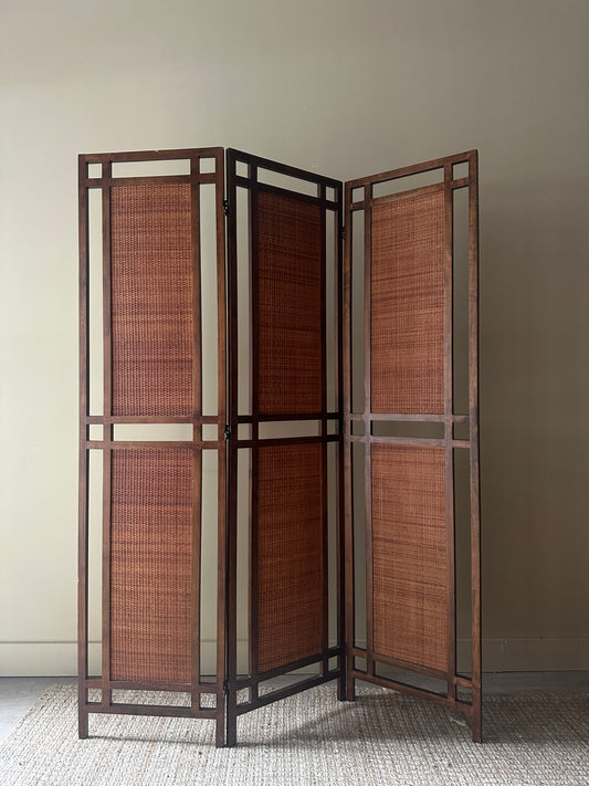Rattan room divider
