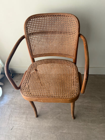 Bentwood caned chair (wear to seat)
