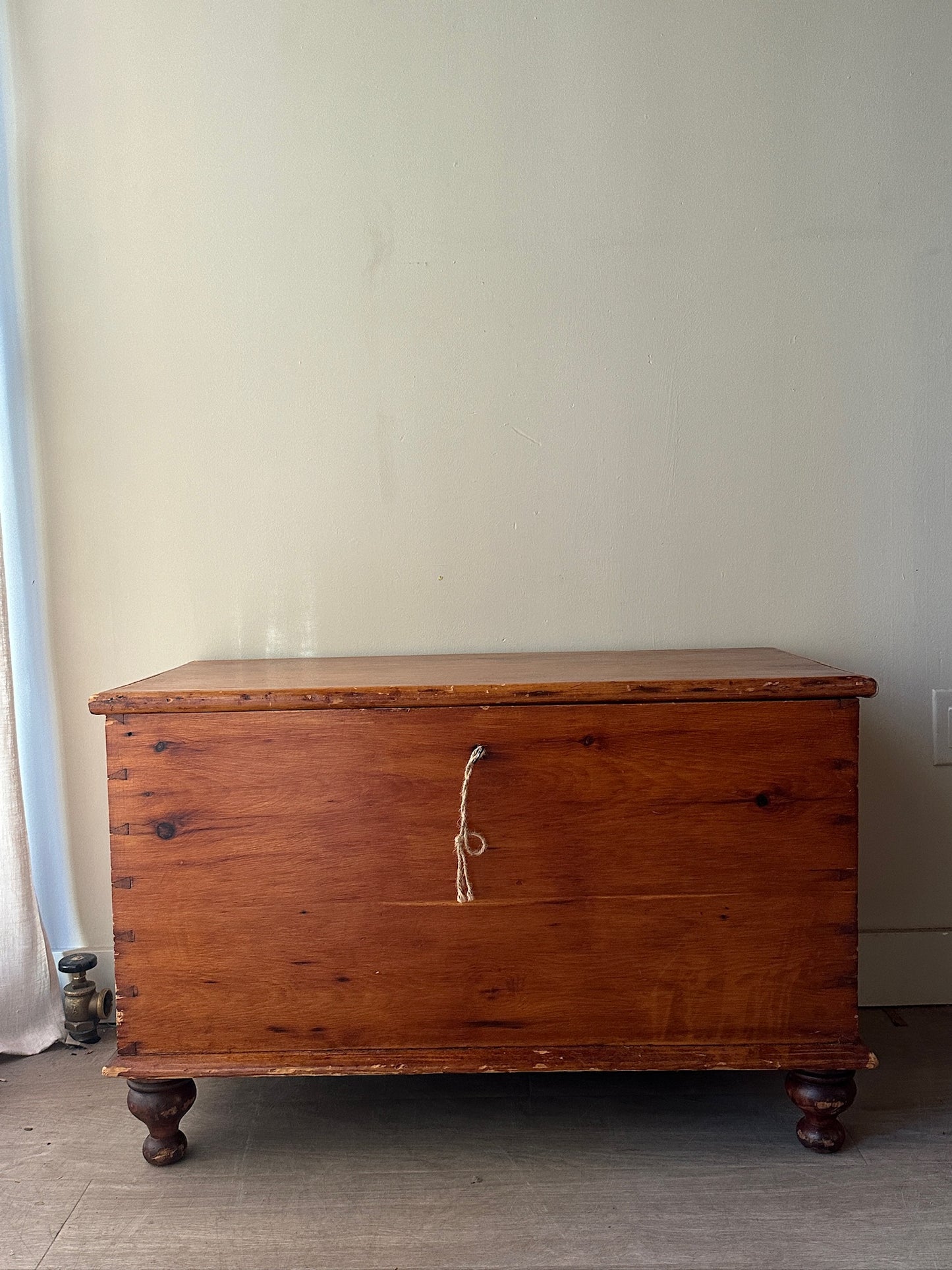 Cedar lined pine chest