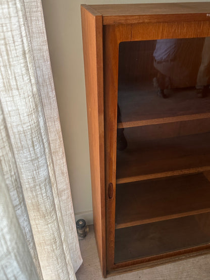 Teak display case