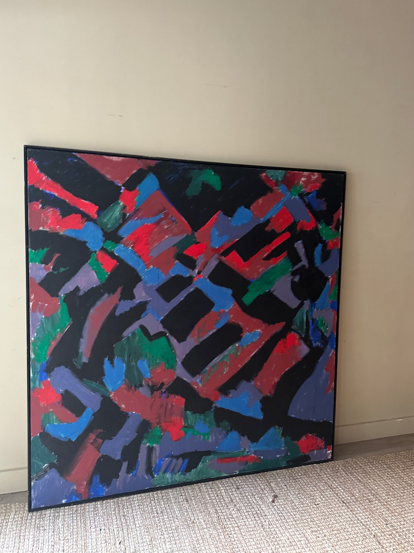 Large abstract painting