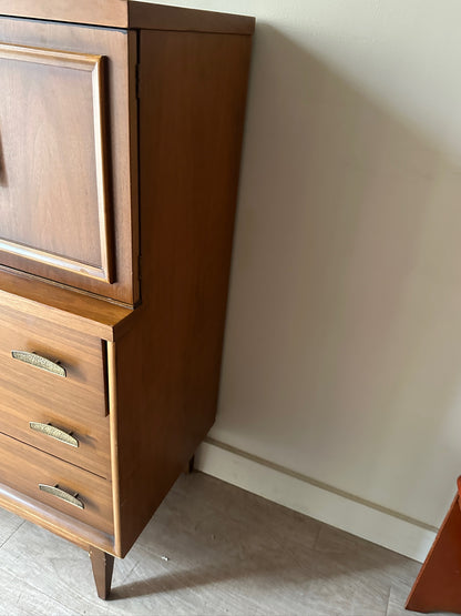 Walnut gentlemen’s dresser