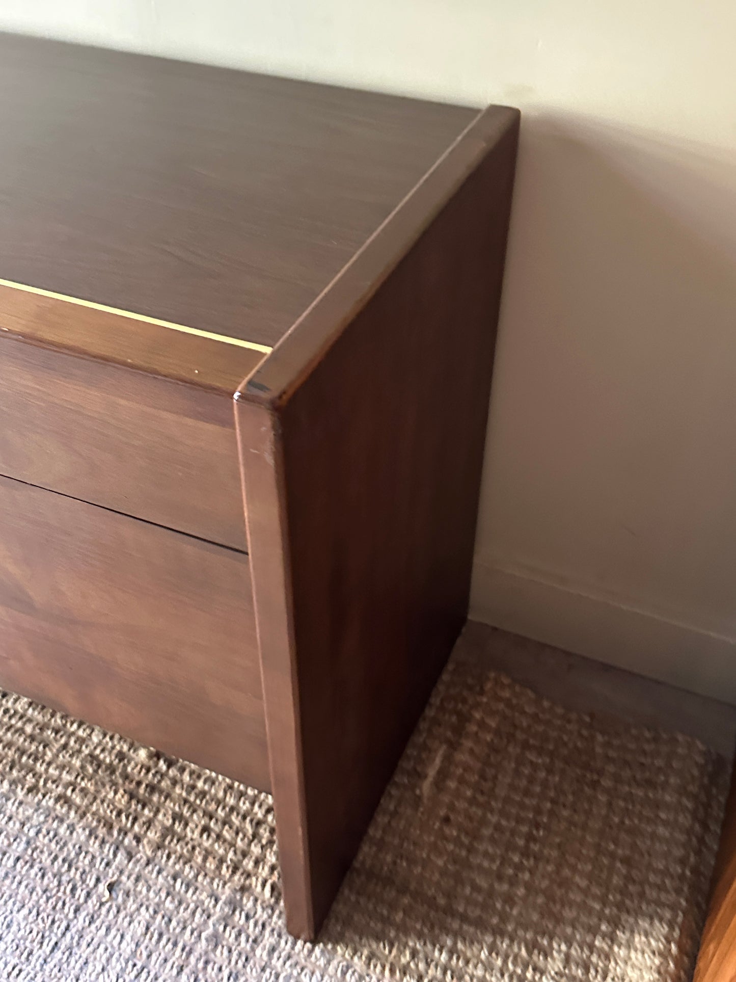 Walnut credenza