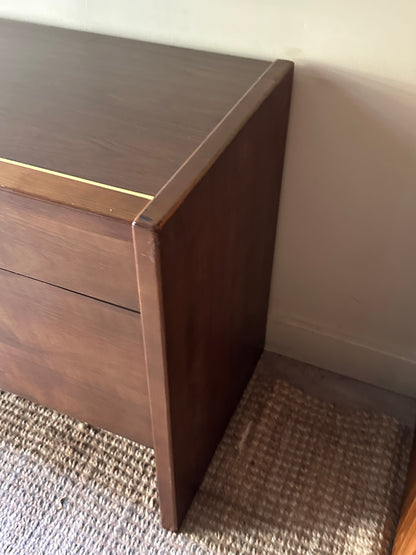 Walnut credenza