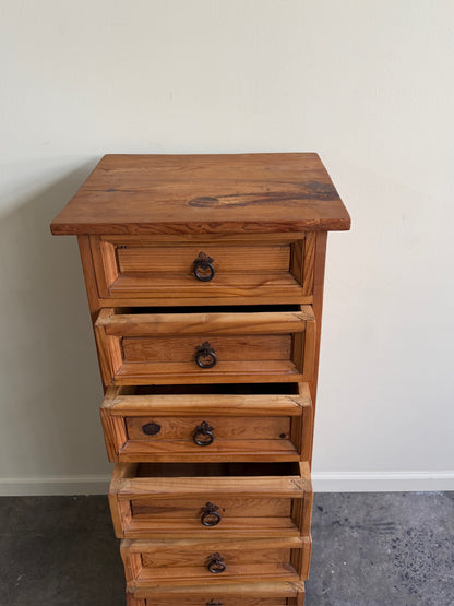 Pine lingerie chest