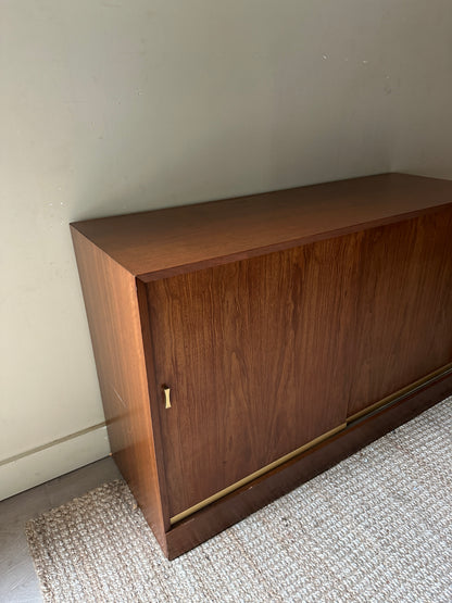 Walnut console