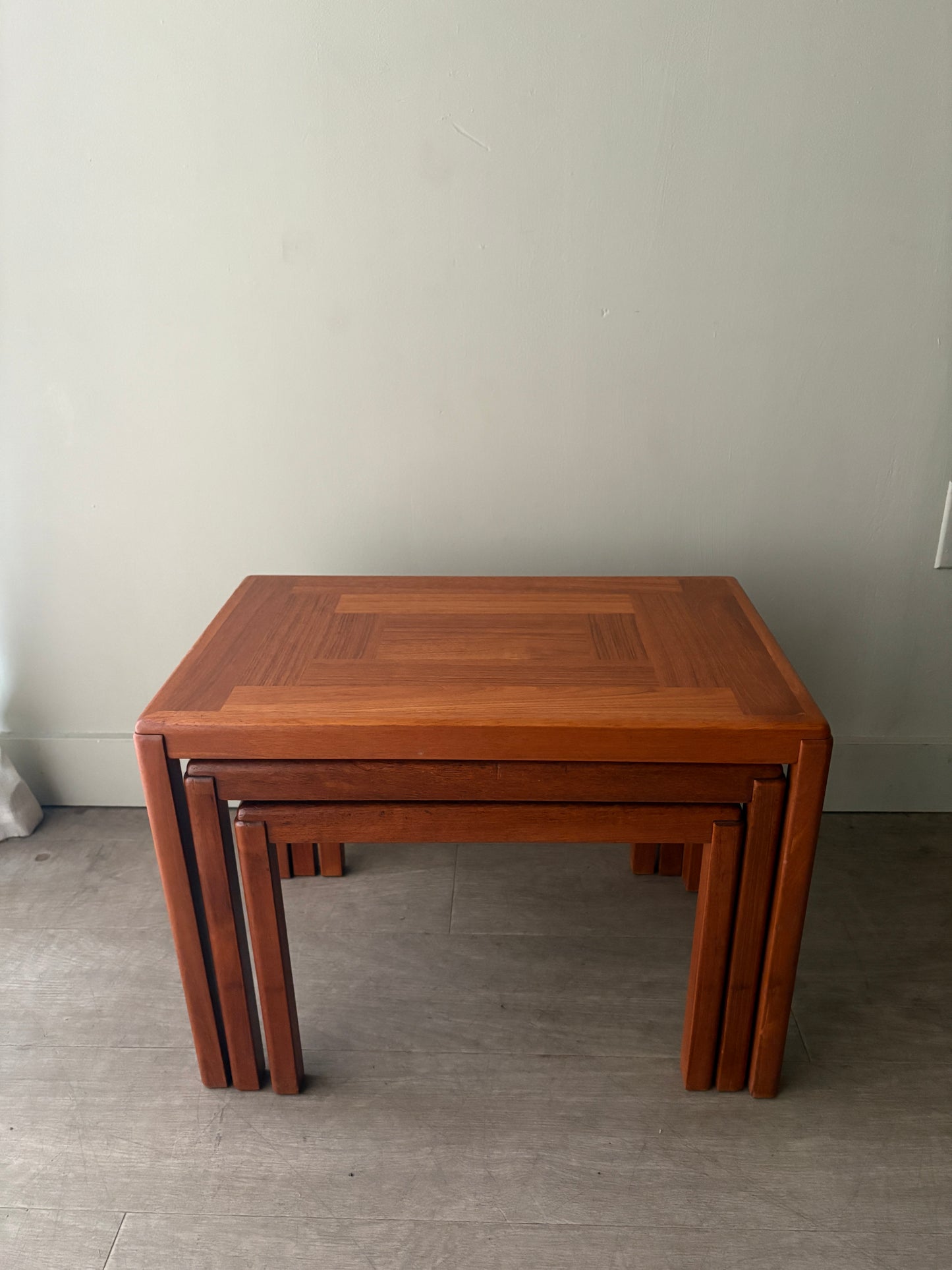 Vejle Stole Og Mobelfabrik Danish teak nesting tables