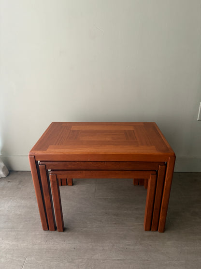 Vejle Stole Og Mobelfabrik Danish teak nesting tables