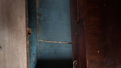 William and Mary cross banded walnut dresser