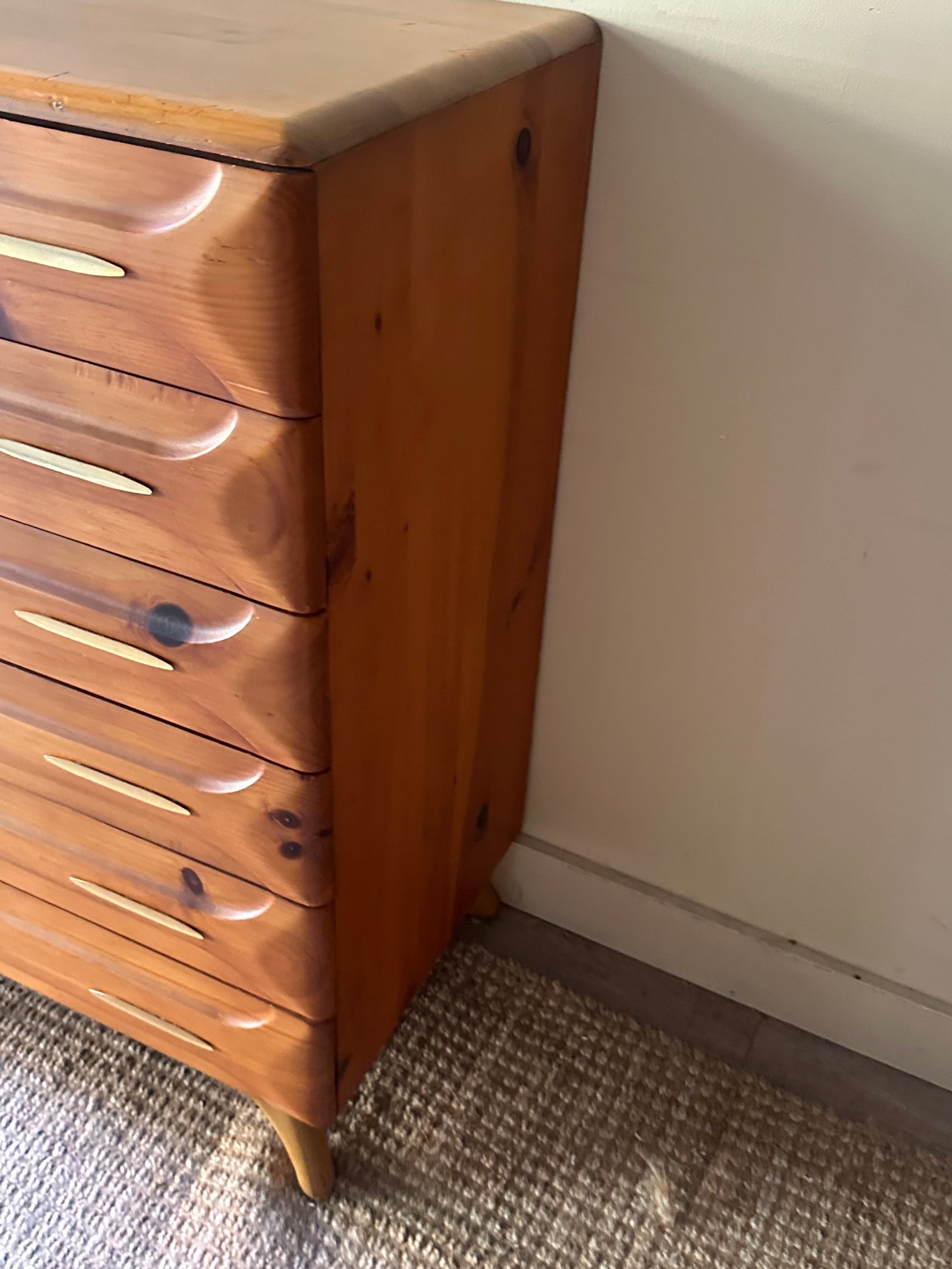 Shockey pine tallboy dresser