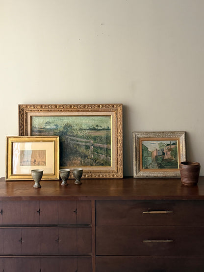Broyhill walnut 6 drawer dresser