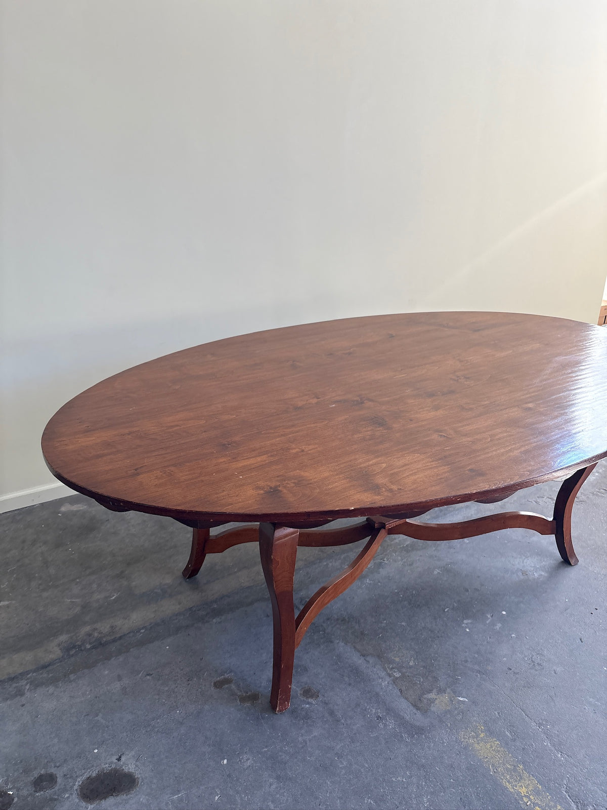 French walnut dining table