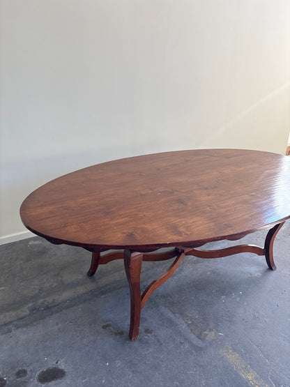 French walnut dining table