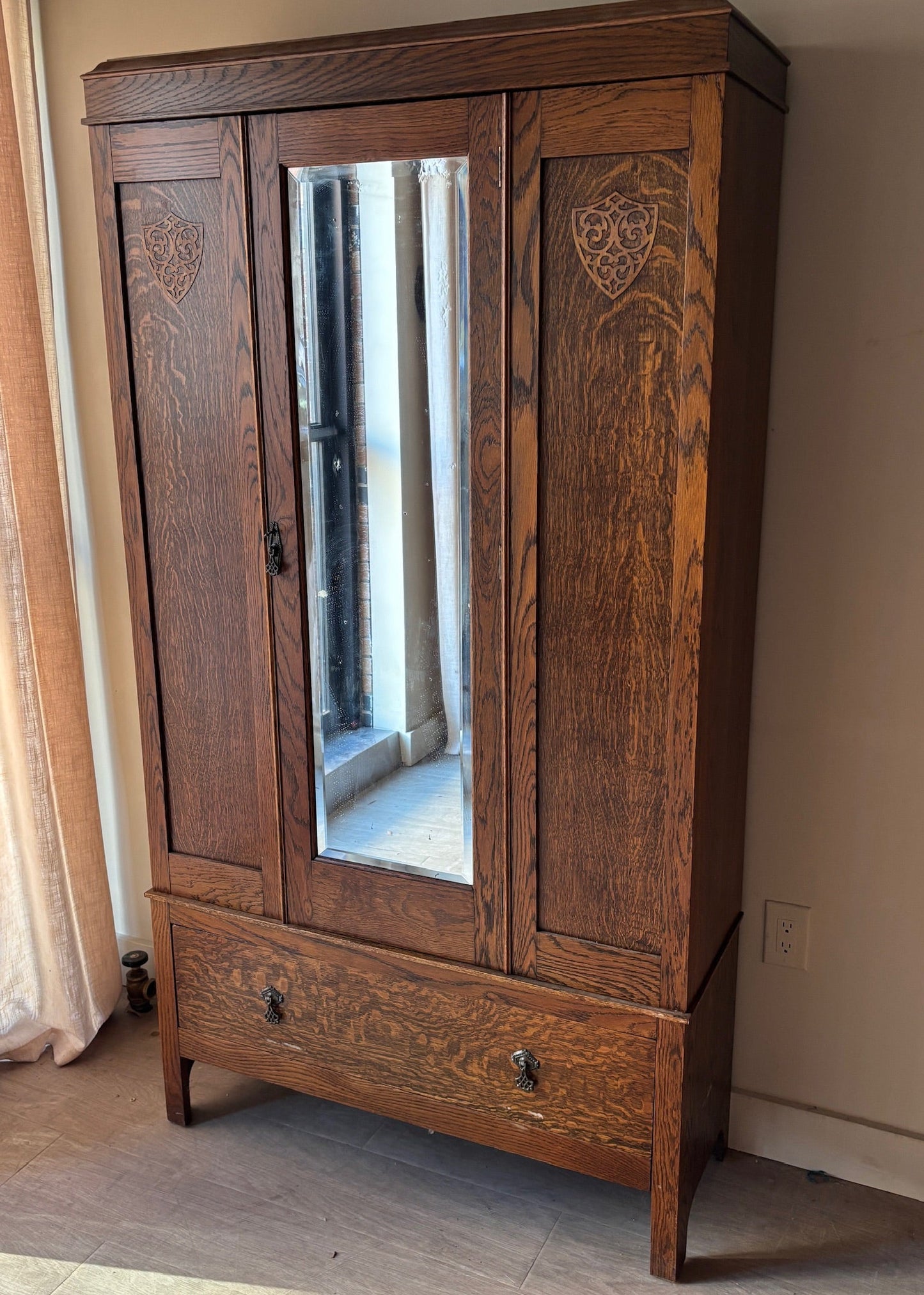 Oak armoire