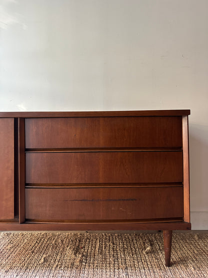 Walnut credenza