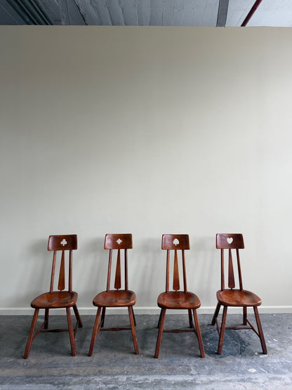 Cushman maple card suite chairs
