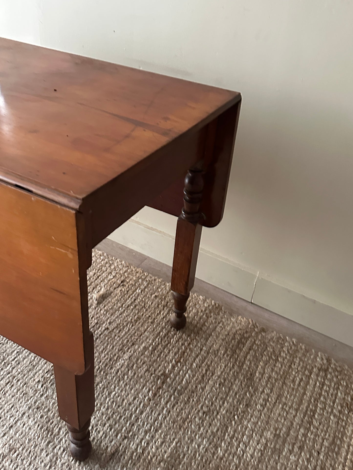 Cherry drop leaf table