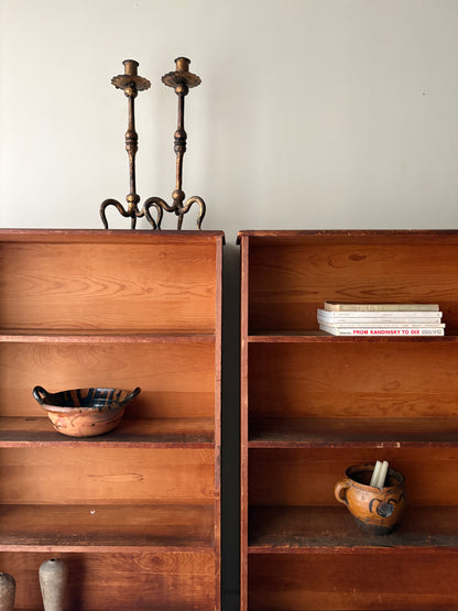 Pine bookshelves. Sold individually.