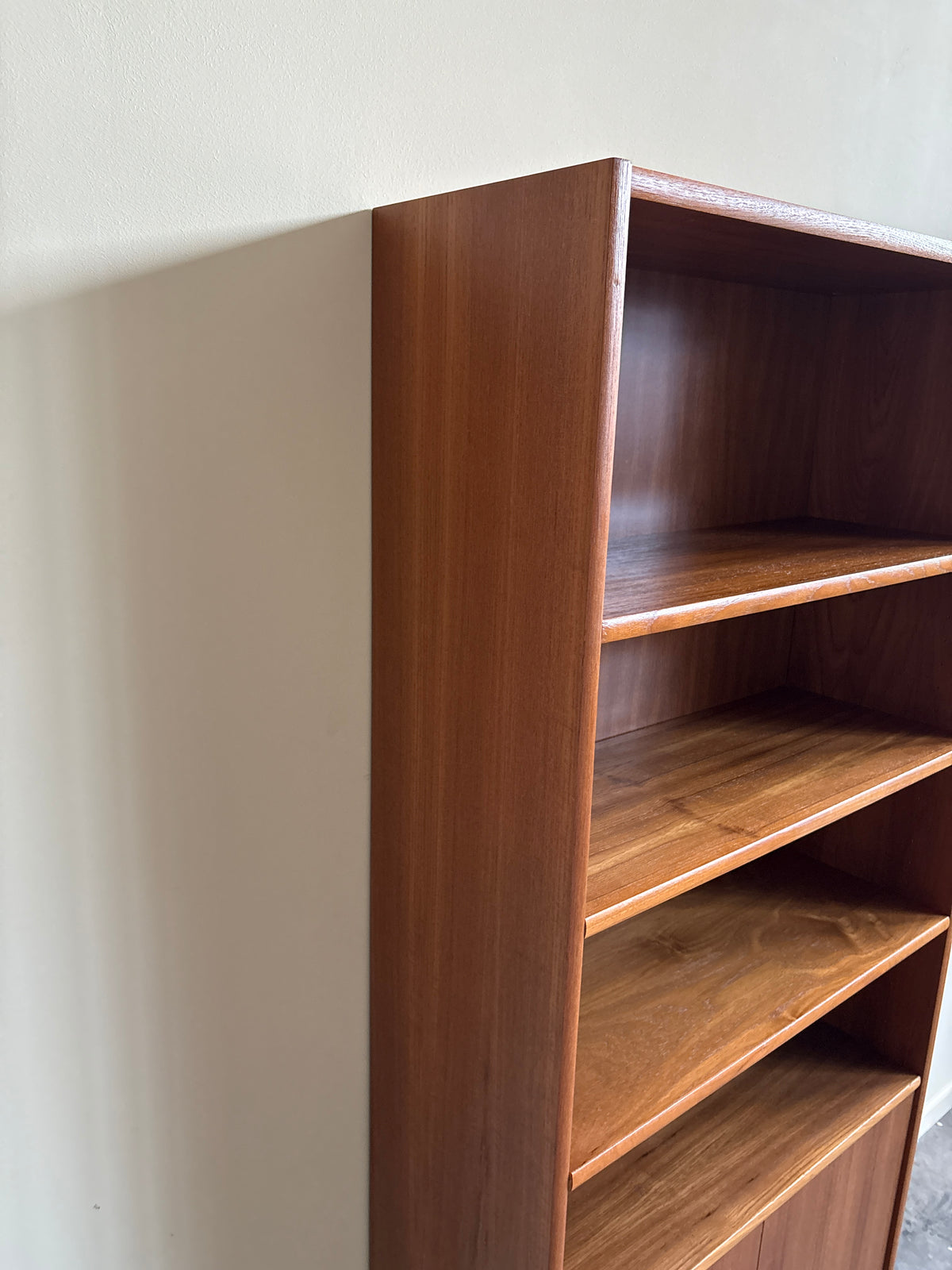 Teak bookcase