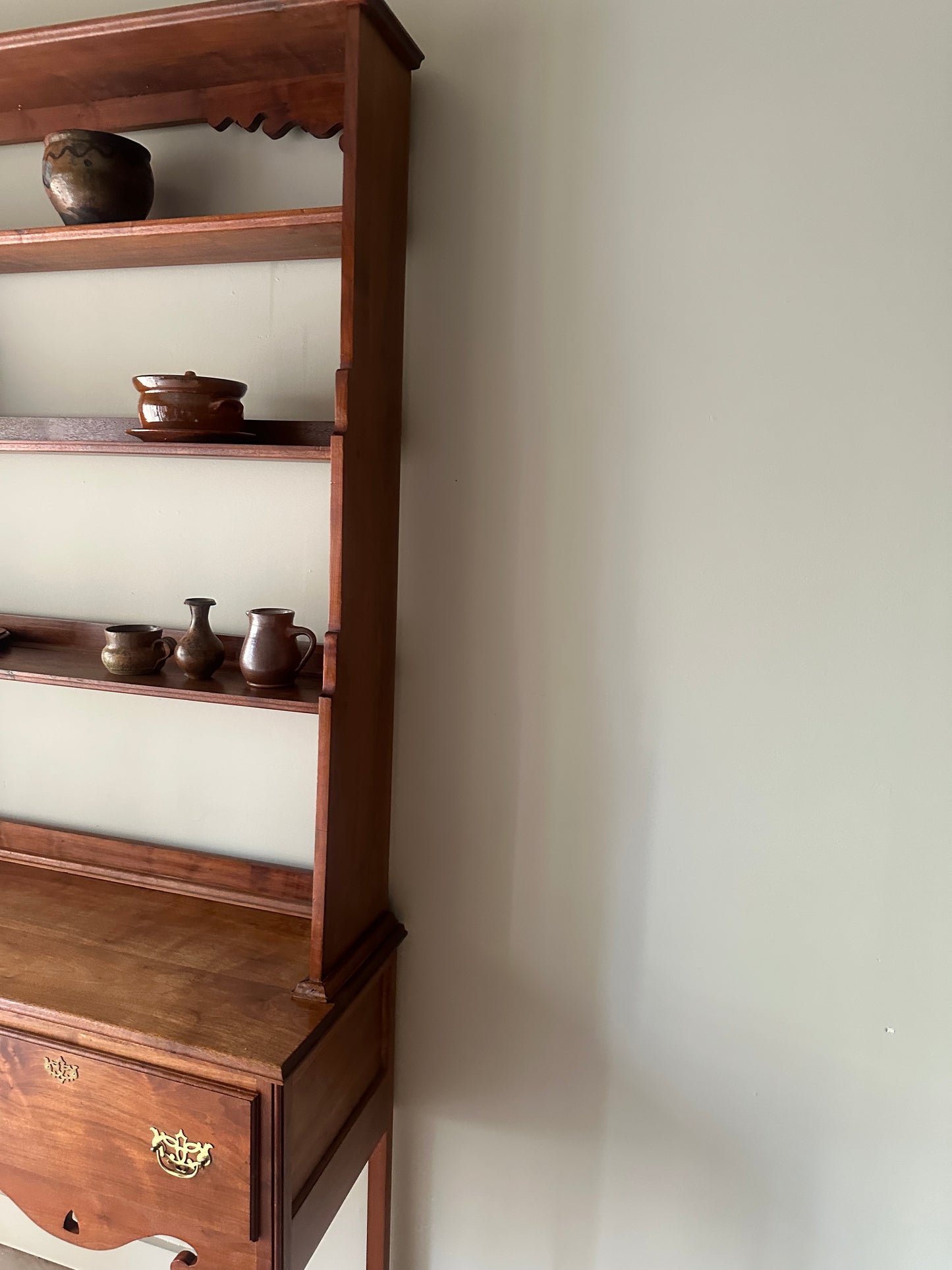 Tall Welsh two piece cupboard