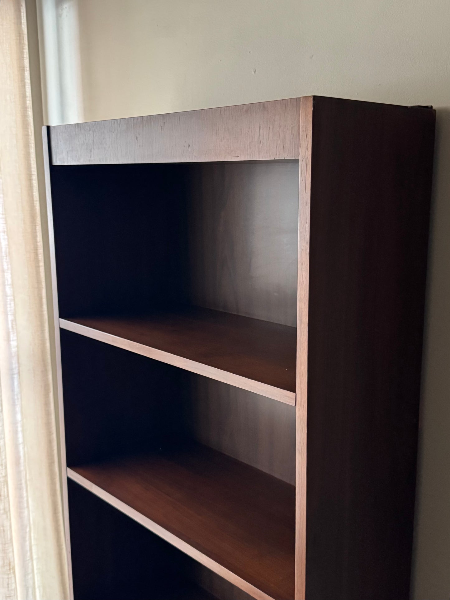Walnut bookshelf