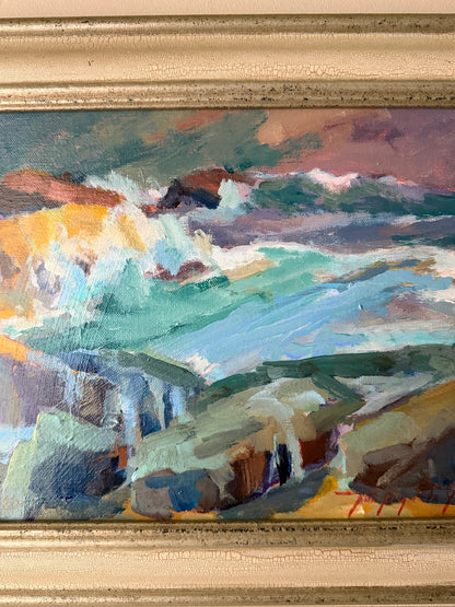 Abstract seascape. Signed.