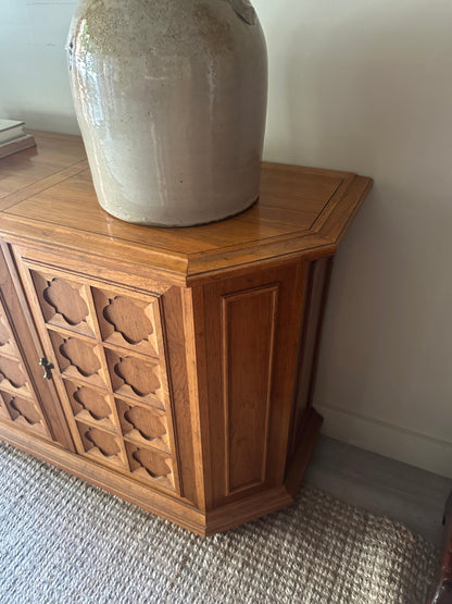 Carved oak server