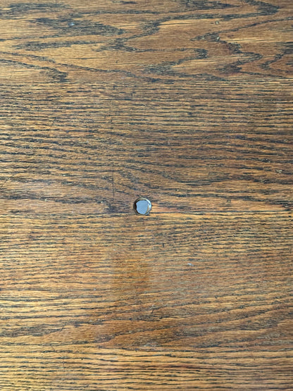 Golden oak dining table