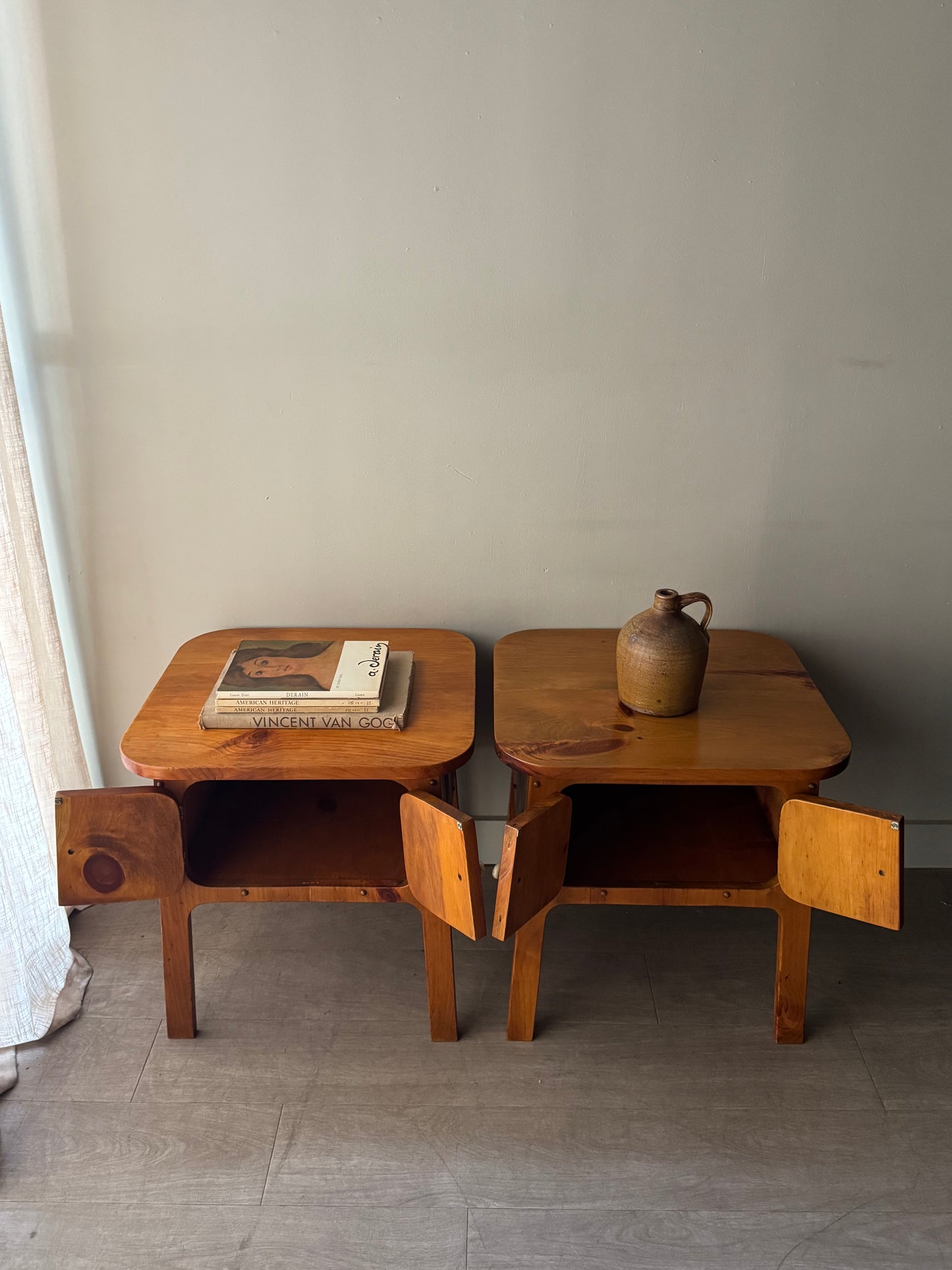 Pine nightstands. Sold individually