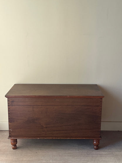 Dark pine chest