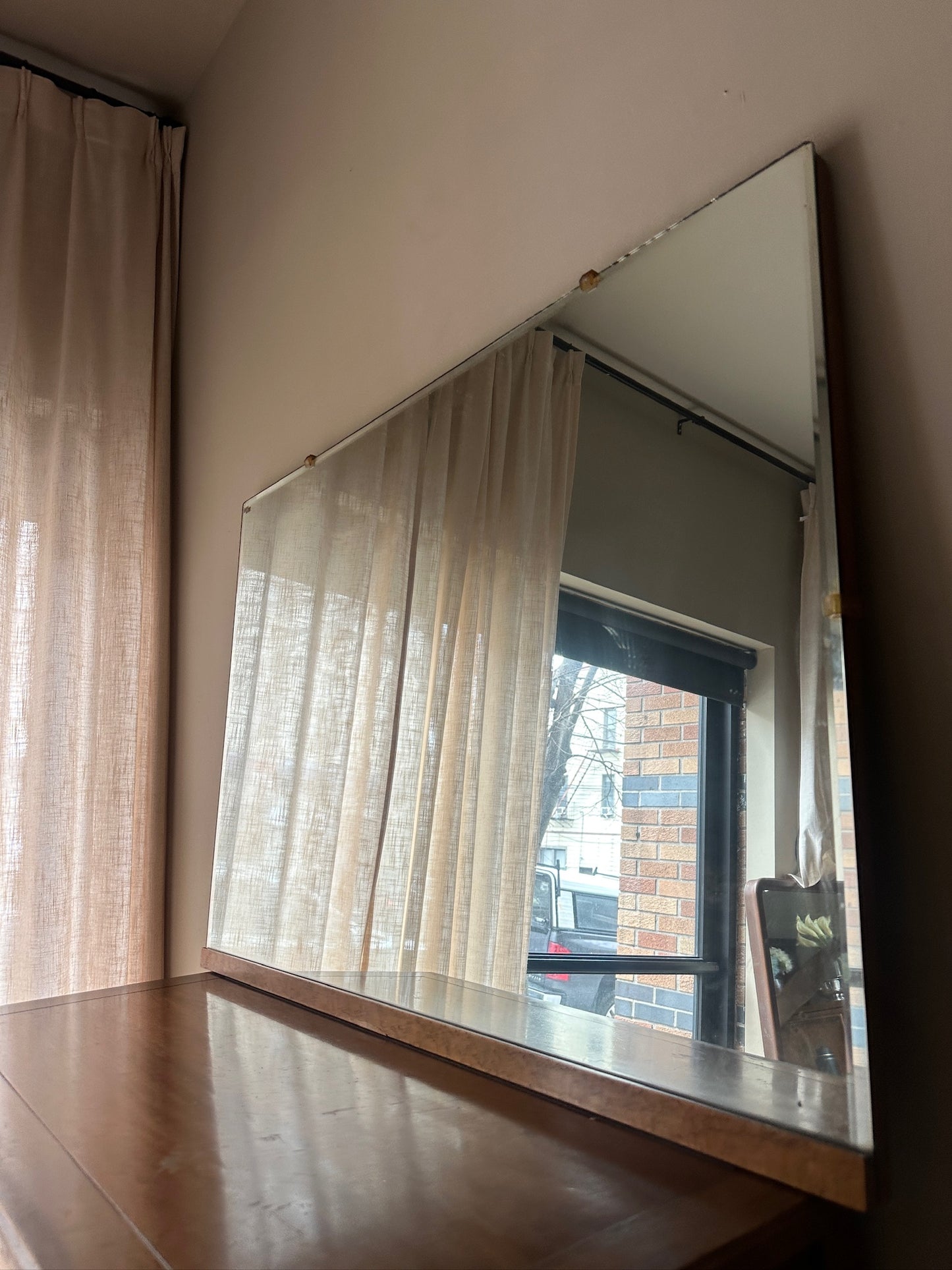 Birds Eye maple mirror