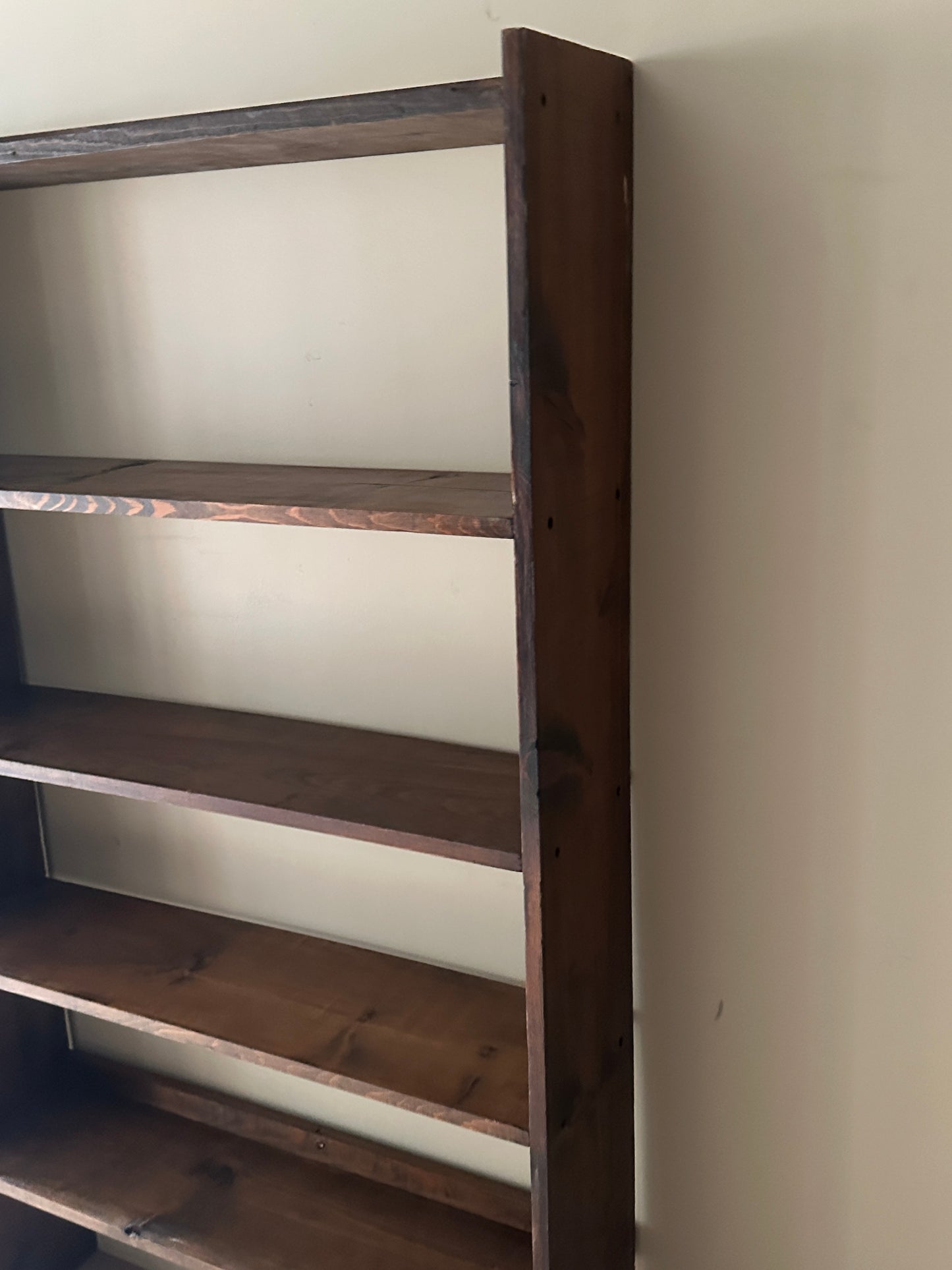 Pine shelves. Sold separately.