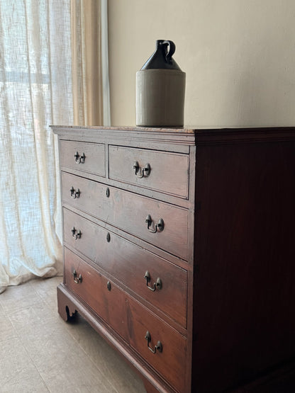 Stained pine dresser
