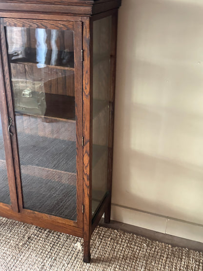 Oak display case