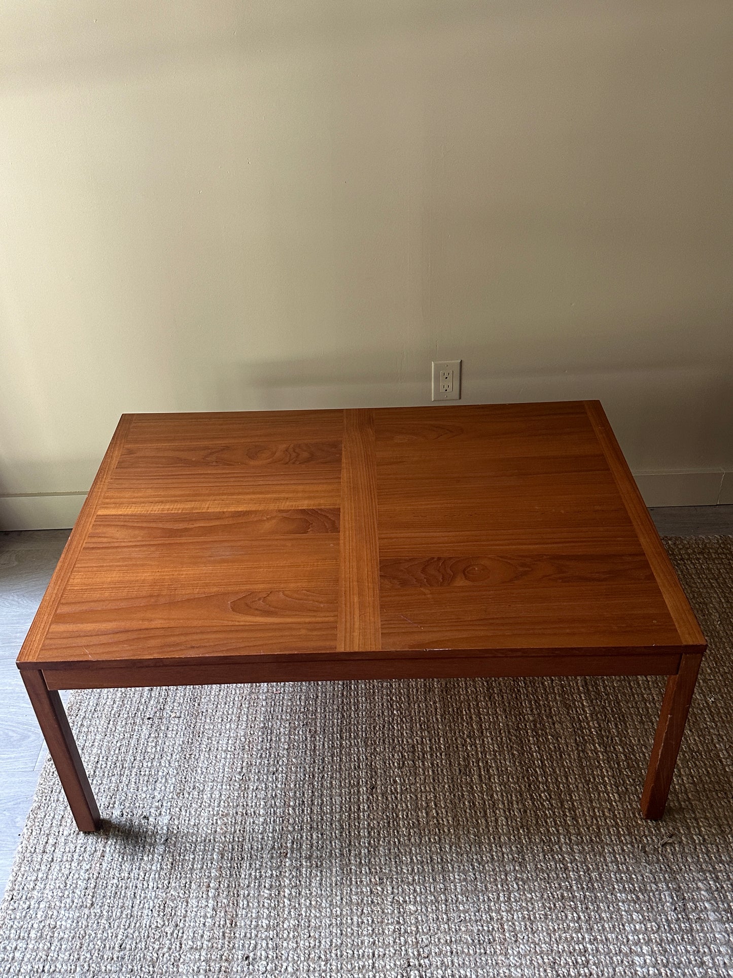 Teak coffee table