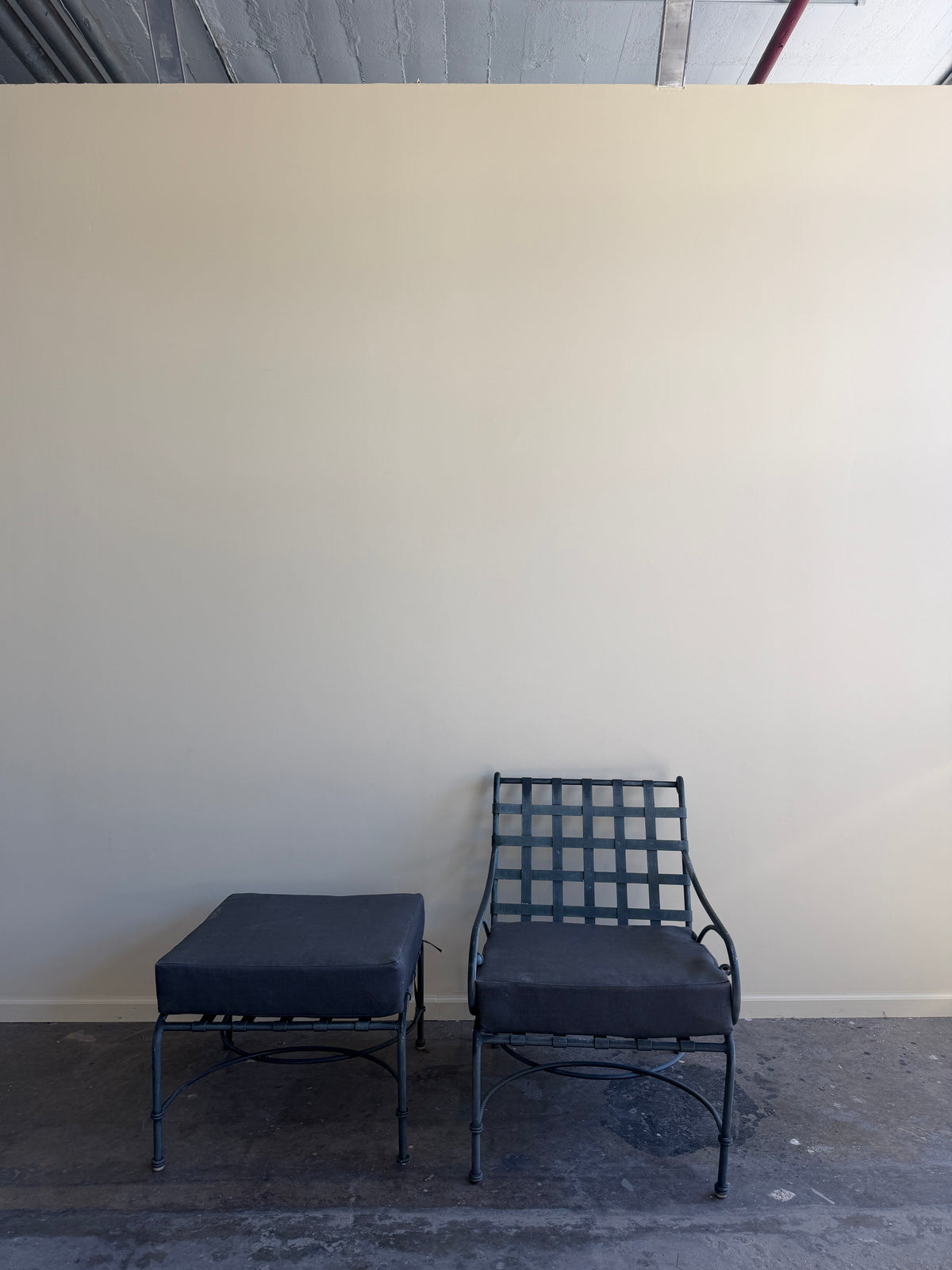 Brown Jordan Patio Chair and Ottoman