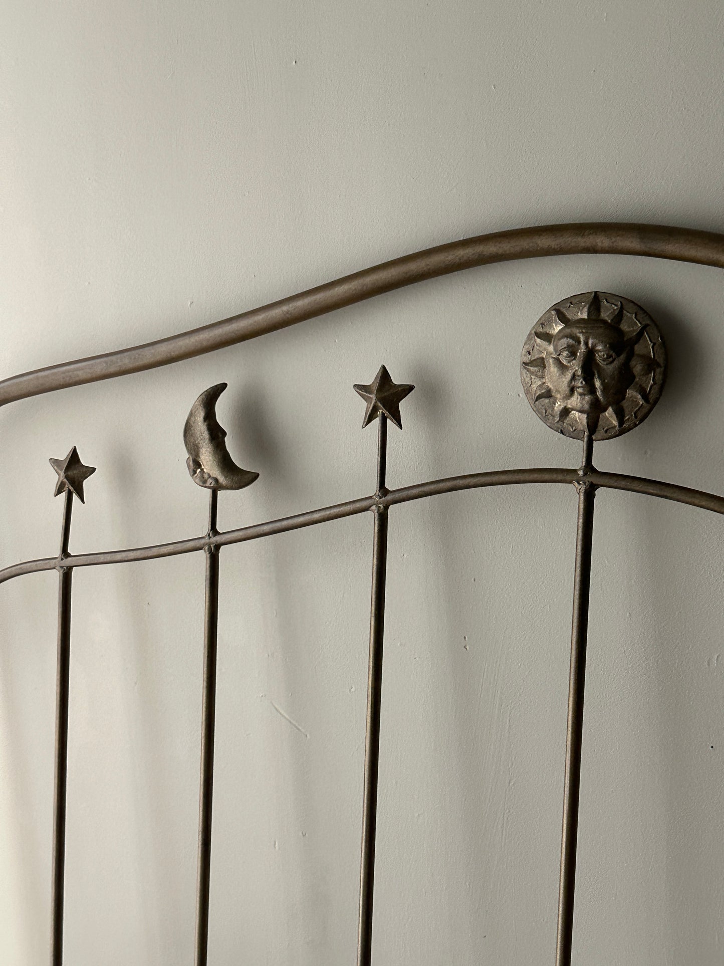 Metal headboard. Queen.
