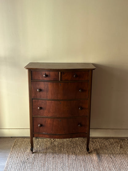 Pine tallboy dresser