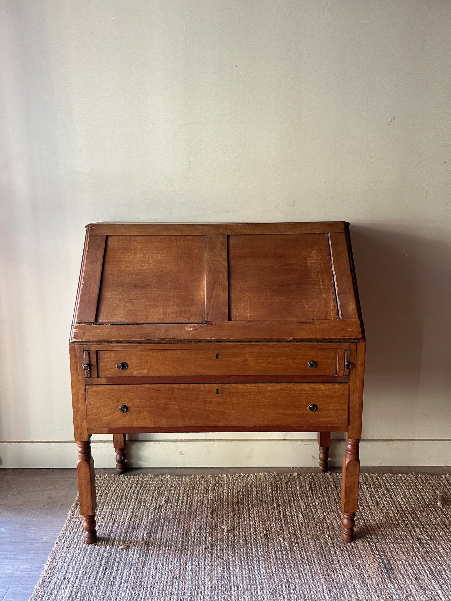 Pine secretary desk