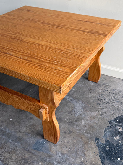Scandinavian pine coffee table
