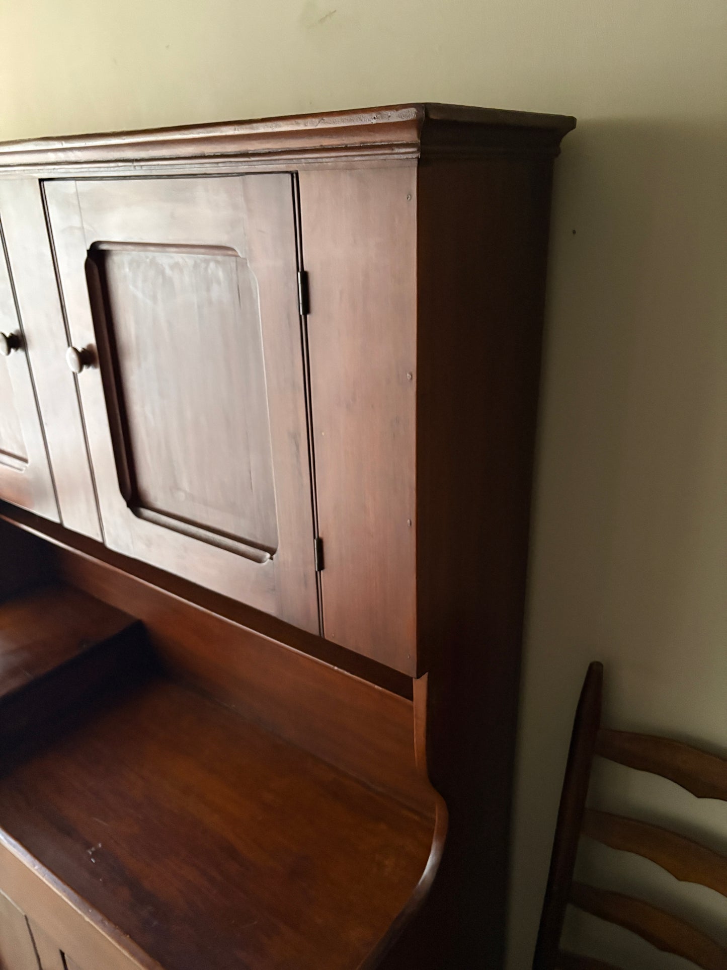 Pennsylvania Federal cherry high back dry sink