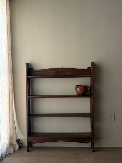 Mission oak shelf