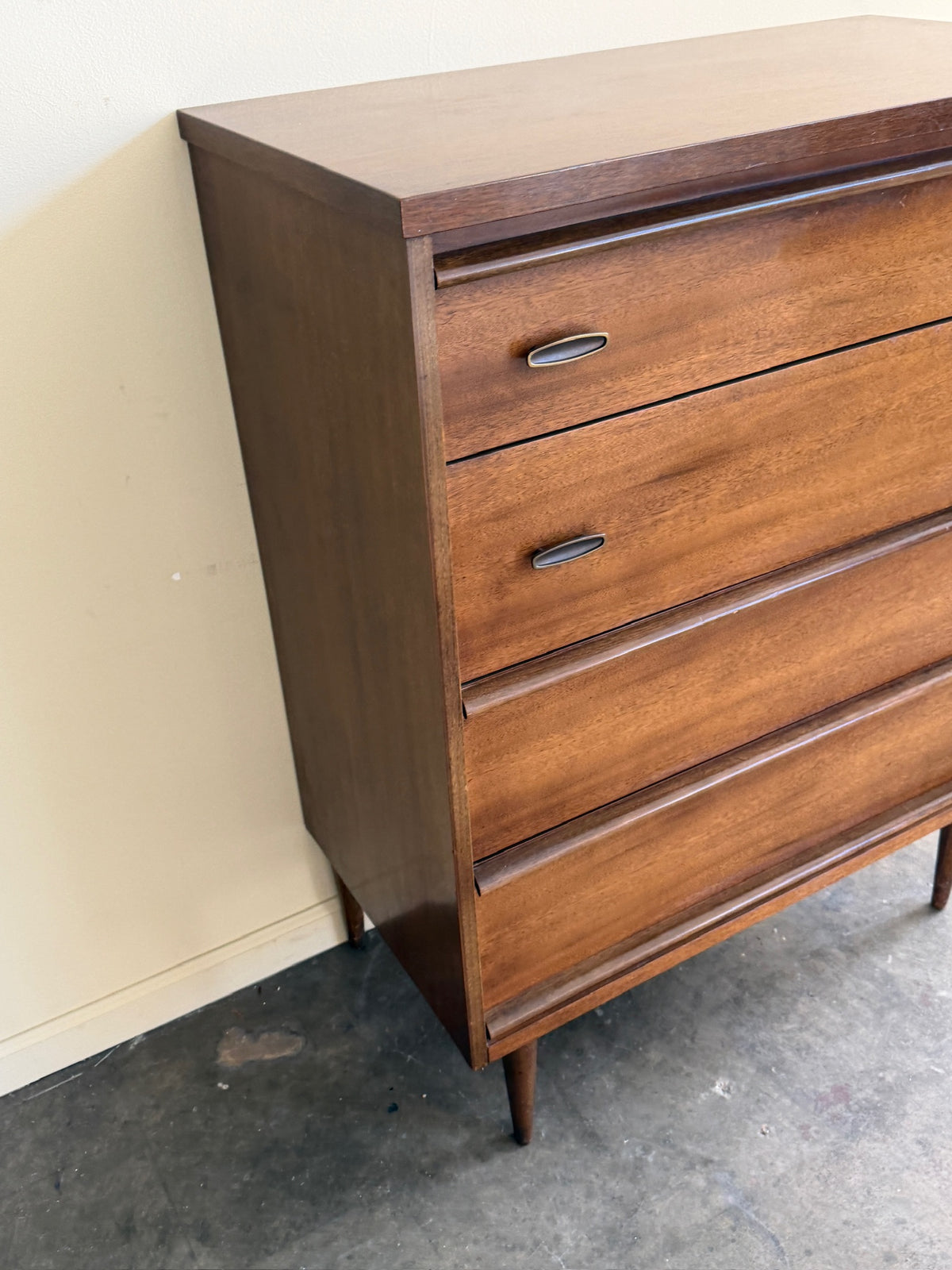 Bassett walnut dresser