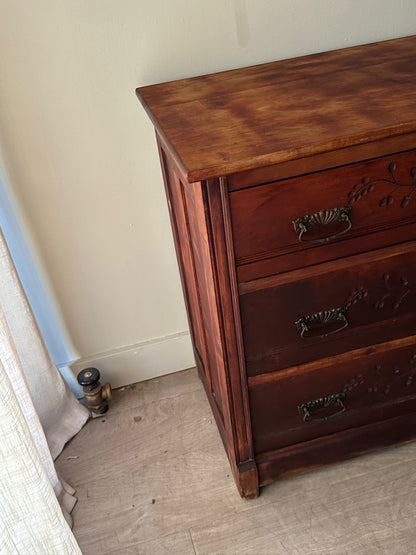 Victorian pine dresser
