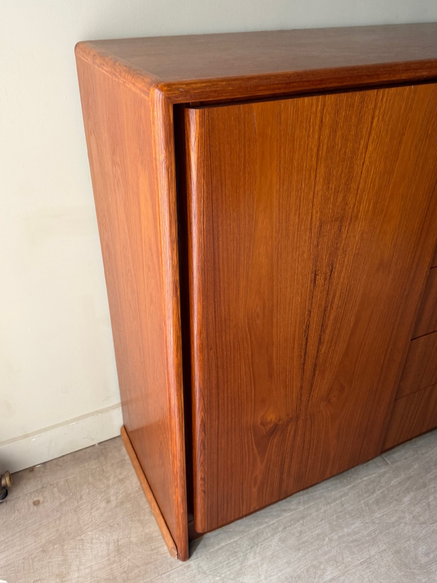Danish teak side by side