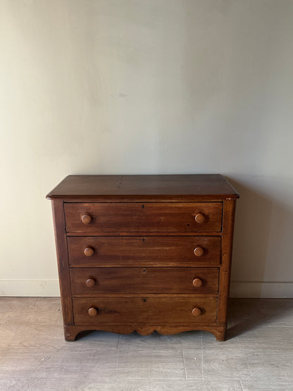 Dark pine dresser