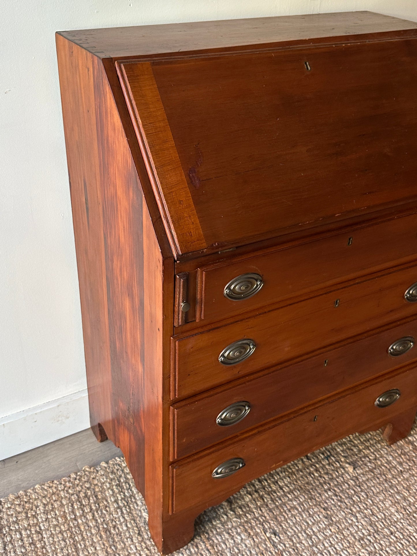 Pine secretary desk