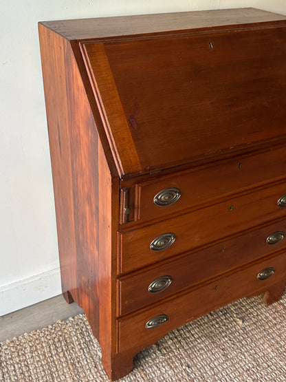 Pine secretary desk