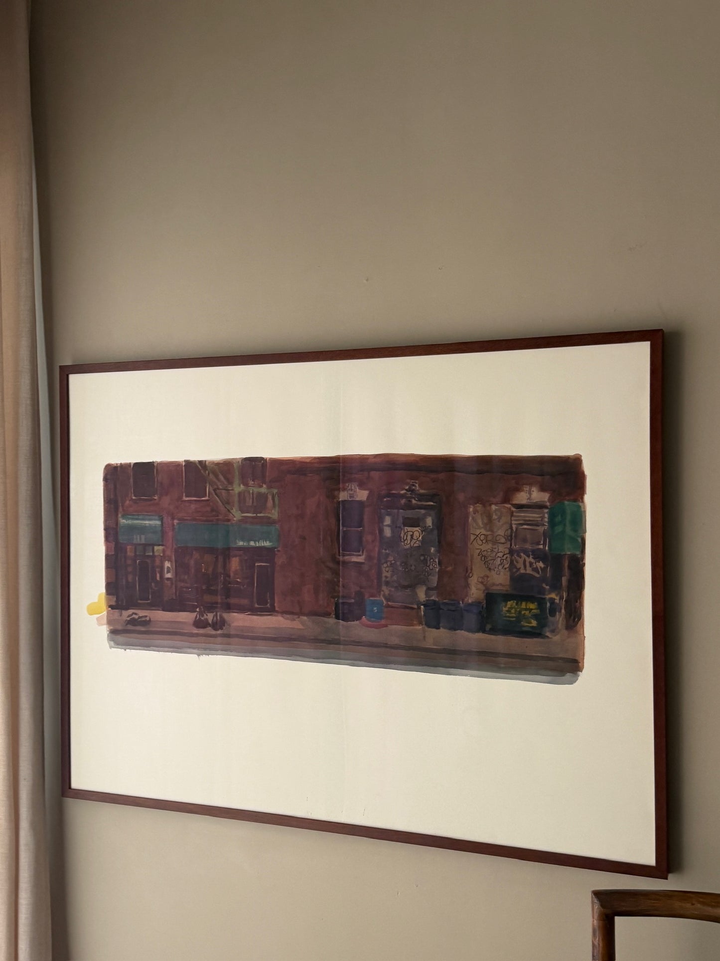 NYC cityscape by Gang Qian (b. 1958)